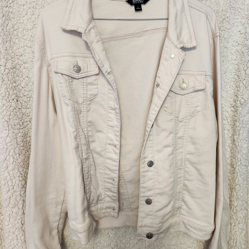 Buffalo David Bitton Light Pink Jean Jacket